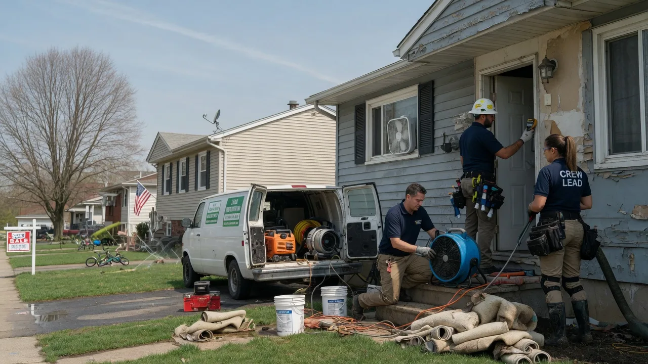 Flood Cleanup in Sykesville, PA near me